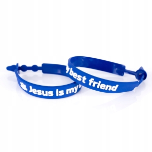 Opaska silikonowa~Jesus is my best friend