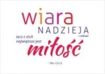Kartka - Wiara, nadzieja, miłość