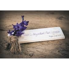 Kartka składana - Niech ci błogosławi Pan (deska)