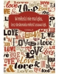 Kartka składana - W miłości nie ma lęku (love)