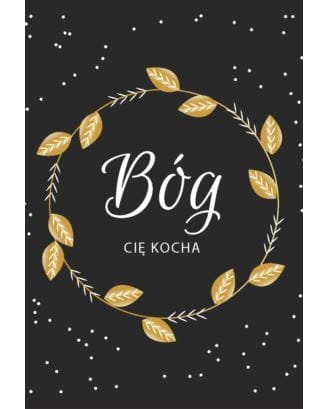 Kartka składana Bóg cię kocha złocona.jpg