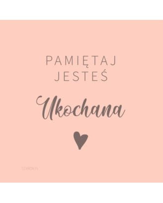 Podstawka korkowa Pamiętaj jesteś ukochana.jpg