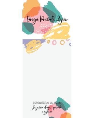 Notes z magnesem Droga Prawda Życie.jpg