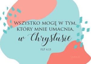 Magnes na lodówkę. Wszystko mogę w tym