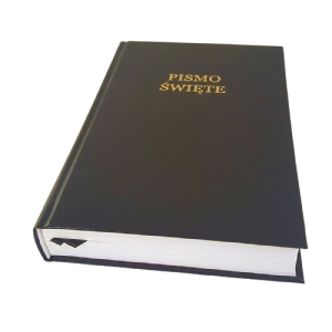 Uwspółcześniona Biblia Gdańska UBG, duża, CZARNA (grubszy papier), twarda oprawa