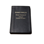 Nowy Testament z  księgami Psalmów i Przysłów, UBG Uwspółcześniona Biblia Gdańska, format średni, kolor czarny