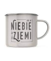 Kubek emaliowany. Jak w niebie, tak i na ziemi.jpg