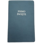 Uwspółcześniona Biblia Gdańska UBG, mały format powiększony, kolor morski